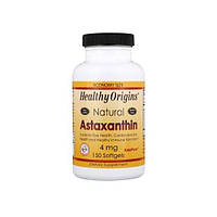 Астаксантин Healthy Origins Astaxanthin Natural 4 mg 150 Caps ES, код: 7517827