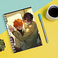 Скетчбук Sketchbook блокнот для малювання з принтом Haikyu Волейбол 20 А3 Кавун 48 SM, код: 8301486