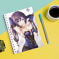 Скетчбук Sketchbook блокнот для рисования с принтом Genshin Impact - Геншин Удар 9 А3 Кавун 4 FS, код: 8301459