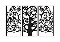 Декоративне панно Декор Карпаты на стіну Дерево-Тріптіх pn74 92х65 см IN, код: 6992861