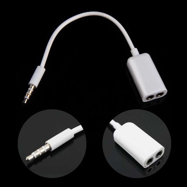 Перехідник Jack 3.5 тато -- 2 Jack 3.5 мама, фото 1