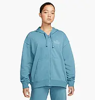 Urbanshop com ua Куртка Nike Dri-Fit Get Fit WomenS Graphic Full-Zip Training Hoodie Light Blue DQ5536-440