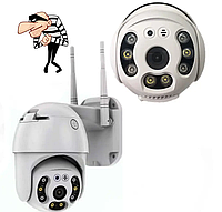 Вулична охоронна поворотна WIFI камера PTZ 2mp,Охоронна камера відеоспостереження для дому з віддаленим TOL