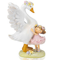 Фигурка интерьерная Embrace with a swan 16.5 см Lefard AL117965 ET, код: 7523043