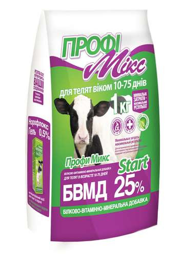 БВМД Профимикс 25% для телят від 10-75 днів, 1 кг