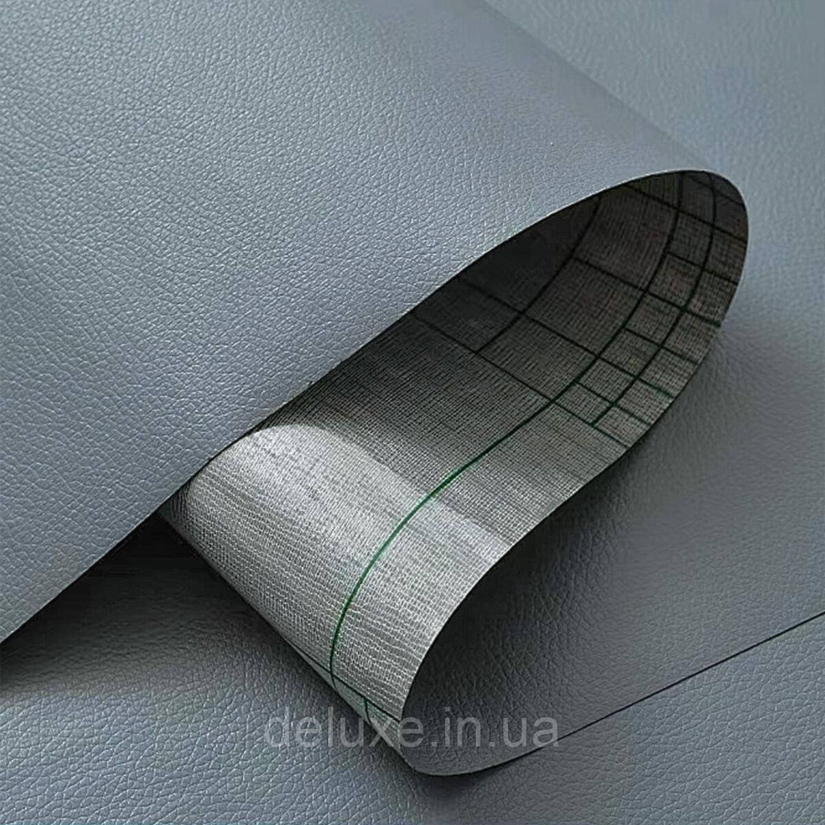 Самоклеющая экокожа в рулоне 1.37*1m*0.5mm DEEP GREY (D) SW-00001154 - фото 1 - id-p2164597394