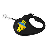 Поводок-рулетка для собак WAUDOG R-leash Дом L 5 м до 50 кг Черный (8126-0230-01) IN, код: 7687971