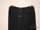 Чорний пуловер з вишивкою навколо вирізу Dalida, фото 4