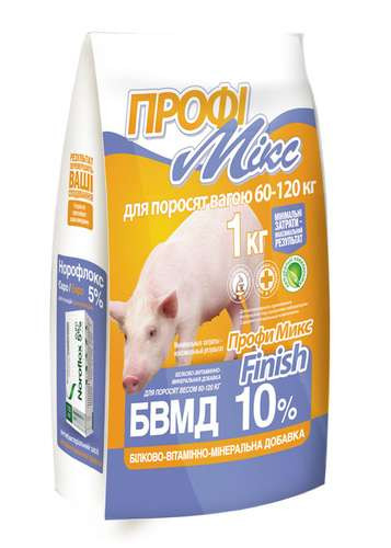 БВМД Профимикс Фініш 10% для поросят від 60 кг, 1 кг