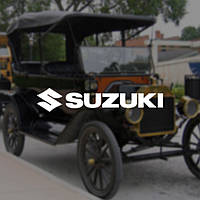 Наклейка на Авто / Мото / Витрину на Стекло Кузов "Лого Suzuki Motorcycles"  белый цвет
