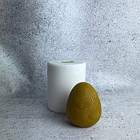 Форма для свічок - Яйце з віяловим візерунком