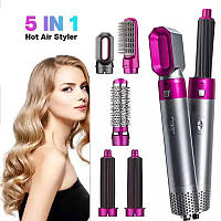 Фен стайлер для укладки волос 5в1 Hot Air Styler, 1000W Мультистайлер для волос Фен Щетка 5 в 1