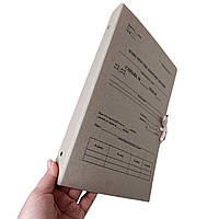 Папка архивная с титулкой Министерства обороны на завязках с планками для подшивания документов А4, кор.30мм