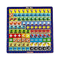 Дерев'яний пазл-сортер Математичні сходи: Транспорт Ubumblebees ПСФ078 PSF078, 7904529 127