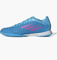 Urbanshop com ua Футзалки Adidas Indoor Soccer Shoes X Speedflow.3 In Light Blue GW7489 РОЗМІРИ ЗАПІТУЙТЕ