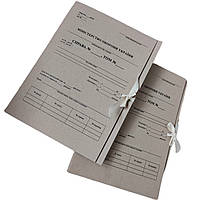 Папка для архива МО 320*230мм с титульной страницей на завязках, кор.30 мм + планка для подшивания документов