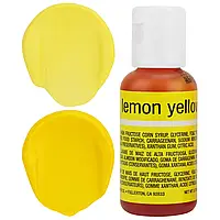 ГЕЛЕВЫЙ КРАСИТЕЛЬ CHEFMASTER LIQUA-GEL LEMON YELLOW (Лимонно-жёлтый) 21г