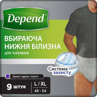 Подгузники для взрослых Depend Трусики для мужчин L\/XL (5029053560748)