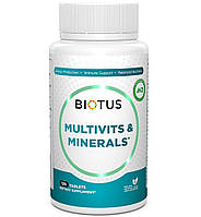 Вітамінно-мінеральний комплекс Biotus Multivits Minerals 120 Tabs BIO-531187 ET, код: 7778384