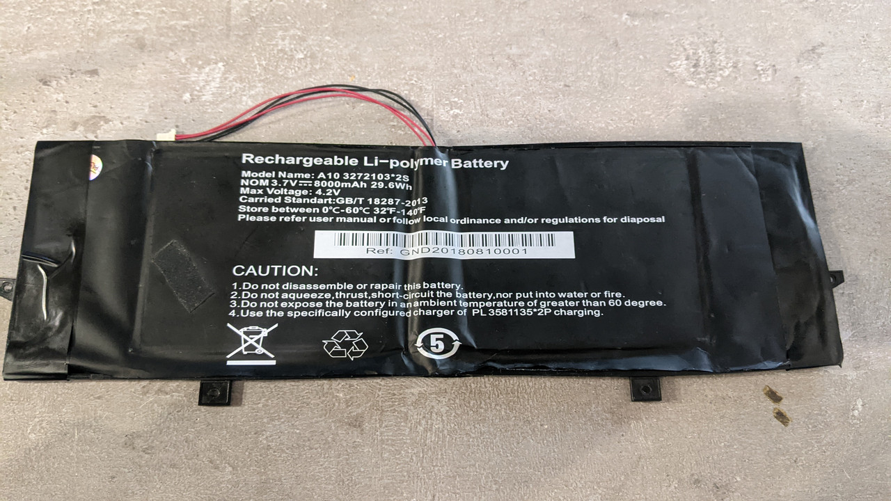 Батарея Cenava FW-F142 (4,2 V-8000 mAh 29,6 Wh) A10 3272103*2S
