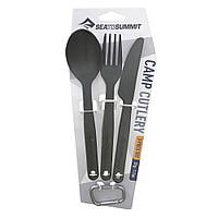 Набор столовых приборов Sea To Summit Camp Cutlery Set Charcoal 18,5 см (1033-STS ACUTLCH) SM, код: 7415546