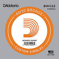 Струна D'Addario BW022 80 20 Bronze .022 SM, код: 6839102