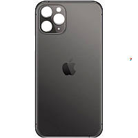 Задняя панель корпуса для iPhone 11 Pro, Space Grey (Small Hole) оригинал