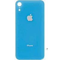 Задняя панель корпуса Apple iPhone XR, голубая