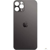 Задняя панель корпуса для iPhone 11 Pro, Space Grey (Big Hole) (Класс А)