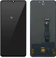 Дисплей с сенсорным экраном (модуль) OnePlus 7T, черный, переклейка