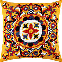 Набір для вишивання декоративної подушки Чарівниця Персидська розетка 40×40 см V-142 FS, код: 7243096