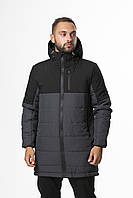 Демисезонная куртка Intruder Fusion S Черно-серая (1589541517 6) FS, код: 6647540