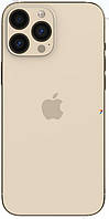 Задня панель корпусу для iPhone 13 Pro Max, Gold (Big Hole) (Клас B)