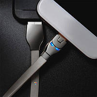 Кабель USB Hoco U14 IronMan Type-C (1.2m) Grey