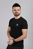 Фитнес футболка однотонная мужская Speed Life XF-1509 S Черный (2000989559801) IN, код: 7916390