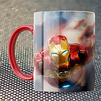 Чашка Fan Girl Железный человек Марвел - Marvel (15771) 330 мл Красный FS, код: 7599518