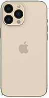 Задня панель корпусу для iPhone 13 Pro Max, Gold (Big Hole) (Клас C)