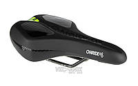 Седло MTB/шоссе ONRIDE Merlin Comfort Plus 265х162 мм стальные рамки черное