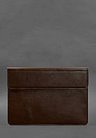Кожаный чехол-конверт на магнитах для MacBook 14 Бордовый BlankNote ES, код: 8131883