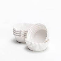 Белые бумажные формы для маффинов, кексов 100шт (50х30)
