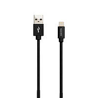 Кабель Canyon USB - Lightning 0.96м, Black (CNS-MFIC3B) в оплетке