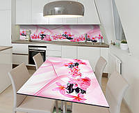 Наклейка 3Д виниловая на стол Zatarga «Нежность бытия» 650х1200 мм для домов, квартир, столов IN, код: 6439850