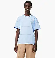 Urbanshop com ua Футболка Lacoste Striped Organic Cotton Jersey T-Shirt Light Blue TH5364-51-HBP РОЗМІРИ