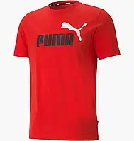 Urbanshop com ua Футболка Puma Essentials+ 2 Colour Logo Tee Red 586759-11 РОЗМІРИ ЗАПИТУЙТЕ