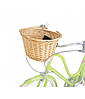 Кошик Green Cycle GCB-22 ротанг, середнього розміру зі швидкознімним кріпленням на кермо, фото 4