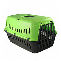 Контейнер-переноска для собак и кошек MP Bergamo Gipsy 46x31x32 см до 6 кг Green (80580932710 EM, код: 7998008