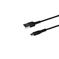 Кабель Ridea RC-M112 Fila Fast Charging 60W USB - microUSB 3A 1 m Black ET, код: 7786848