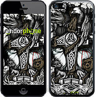 Пластиковый чехол Endorphone на iPhone 5s Тату Викинг (4098t-21-26985) FS, код: 1844021