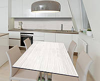 Наклейка 3Д виниловая на стол Zatarga «Белое дерево» 650х1200 мм для домов, квартир, столов, IN, код: 6441145