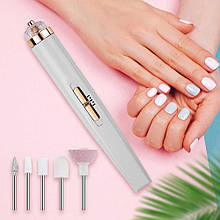 Фрезер Flawless Salon Nails EL-2064 для манікюру та педикюру, Білий